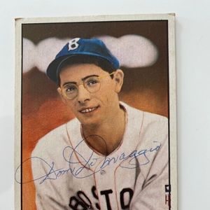 Dow DiMaggio Autographing 1982 Diamond #33